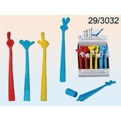 BOLIGRAFO FLEXIBLE GESTOS DEDOS 20CM