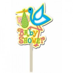 PINCHO JARDIN SILUETA CIGUEÑA BABY SHOWE