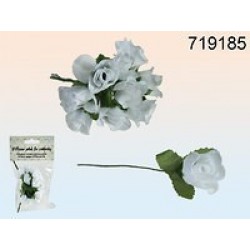   PAQ.18/U FLORES BLANCA 18CM