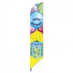 $ BANDERIN PINCHO JARDIN HAPPY BIRTHADA