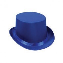   SOMBRERO DE COPA ADUL DELUXE AZUL