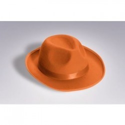   SOMBREROADULTOFEDORA DELUXE NARANJA