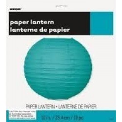  FAROL REDONDO PAPEL TURQUESA 25,4CM