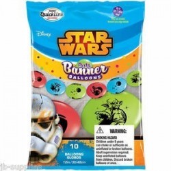   10 GLOBOS 12" QUICKLINK STAR WARS