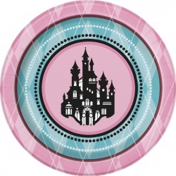 PAQ.8/U PLATOS PRINCESAS 17,1CM
