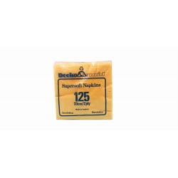   125 SERVILLETA AMARILL 33X33 2/C