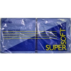   PAQ.200/U SERV.33 2/C AZUL MARINO