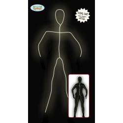 $D DISFRAZ T-UNICA WOMAN BLACK LIGHT
