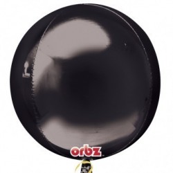   GLOBO ESFERICO NEGRO LISO