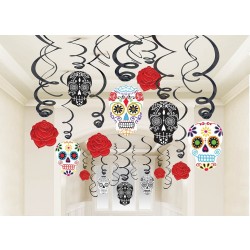   KIT 30PZ TIRAS ESPIRALES CALAVERA