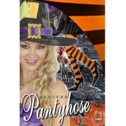 MEDIAS T-UNICA PANTYS RAYA NARANJA/NEGR