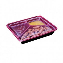 50/U BANDEJAS TAPA 3COMPART NGR/BRD