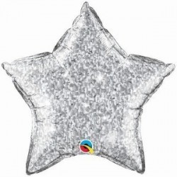 $D GLOBO 20" FOIL ESTRELLA HOLOGR. PLA