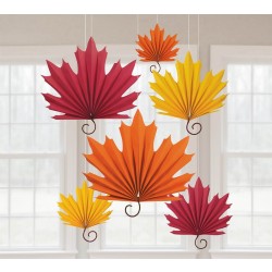 PAQ.6/U HOJAS PAPEL PLISADO OTOÑO