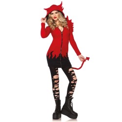  DISFRAZ T-S CHICA DEMONIO