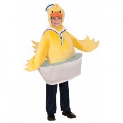 DISFRAZ INFANTIL T-U PATITO CASCARON