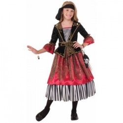 DISFRAZ 4A6AÑOS NIÑA PIRATA DEL CARIBE