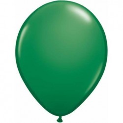   25 GLOBOS 11" LATEX VERDE