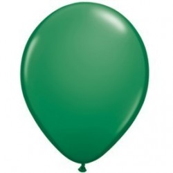   6 GLOBOS 11" LATEX  VERDE