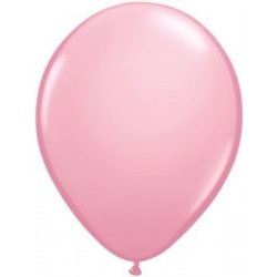   6 GLOBOS 11" LATEX ROSA PALO