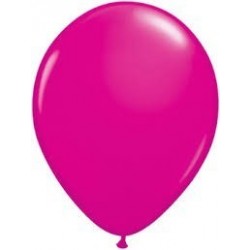 6 GLOBOS 11" LATEX FUCSIA BERRY