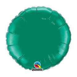   GLOBO 18" FOIL REDONDO VERDE ESMER
