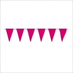   BANDERIN TRIANGULO PL ROSA 5MT