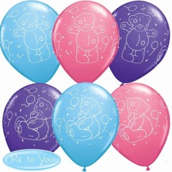 $D   25 GLOBOS 11" LATEX TEDDY COLSUR