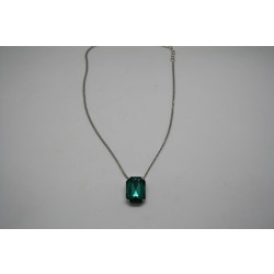 COLLAR PIEDRA GDE ESMERALDA VERDE