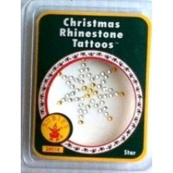 ADHESIVO PIEDRAS PIEL ESTRELLA  NAVIDAD