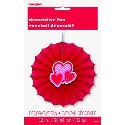 COLGANTE ABANICO SAN VALENTIN 30,48CM