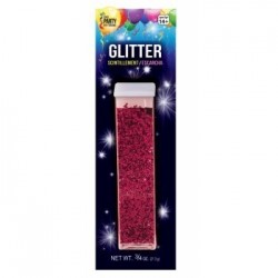   BOTE GLITTER COLOR ROJO 22GR