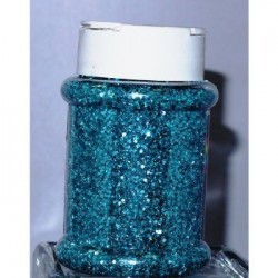   BOTE GLITTER COLOR AZUL TURQ 113GR