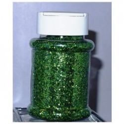  BOTE GLITTER COLOR VERDE LIMA 113GR