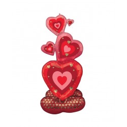 GLOBO 55" FOIL ARLOONZ  CORAZONES
