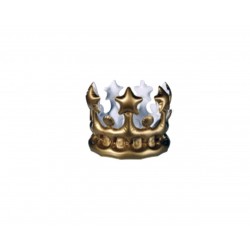   CORONA HINCHABLE ORO 23CM