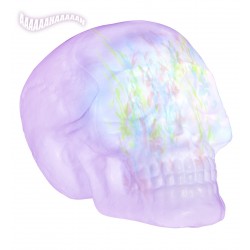 CALAVERA CON LUZ EFECTO DE SONIDO 32CM