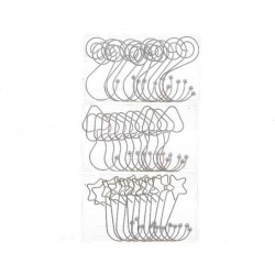 12/U PERCHA METAL 2.1X5CMS PLATA 3M