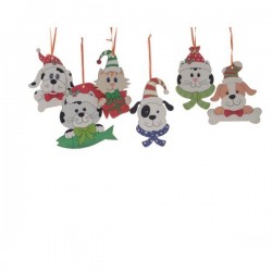$D COLGANTE FIGURA ANIMALITOS NAVIDAD 12