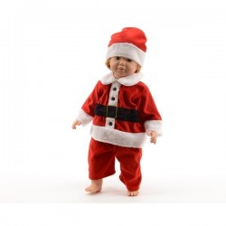 DISFRAZ SANTA CLAUS NIÑO 0-12 MESES