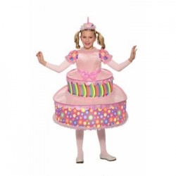 DISFRAZ 8A10AÑOS PASTEL INFANTIL