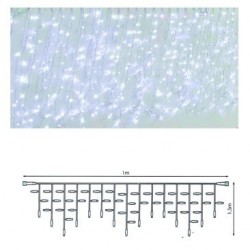 CORTINA ICICLE 4X1,5MTS BLANCO C/B
