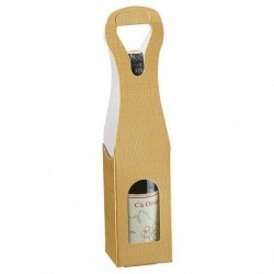 $ D   CAJA 1 BOT CARTON ORO 9X9X41CM
