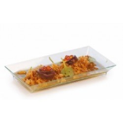 $D  6  BANDEJA VERDE AGUA 13X6X1,6CM