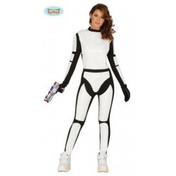  DISFRAZ T-M/L CHICA SOLDADO ESPACIAL