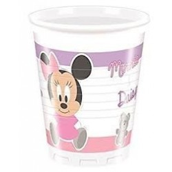 8  VASOS MINNIE BABY 200ML
