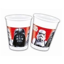   8 VASOS PL STAR WARS 200ML