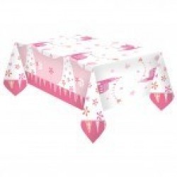   MANTEL PL COMUNION ROSA 120X180CM