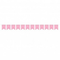 GUIRNALDA RECTANGULAR COMUNION ROSA 2.4M