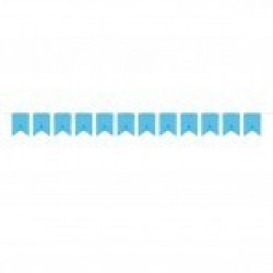 GUIRNALDA RECTANGULAR COMUNION AZUL 2,4M